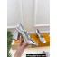 Louis Vuitton Heel 8.5cm Shake mary-jane Pumps Python Pattern Silver 2023