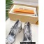 Louis Vuitton Heel 8.5cm Shake mary-jane Pumps Python Pattern Silver 2023