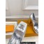 Louis Vuitton Heel 8.5cm Shake mary-jane Pumps Python Pattern Silver 2023