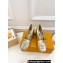 Louis Vuitton Heel 8.5cm Shake mary-jane Pumps Python Pattern Gold 2023