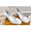 Louis Vuitton Heel 5.5cm Shake mary-jane Pumps Patent White 2023