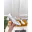 Louis Vuitton Heel 5.5cm Shake mary-jane Pumps Patent White 2023