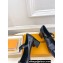 Louis Vuitton Heel 5.5cm Shake mary-jane Pumps Python Pattern Black 2023
