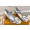 Louis Vuitton Heel 5.5cm Shake mary-jane Pumps Python Pattern Silver 2023