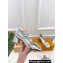 Louis Vuitton Heel 5.5cm Shake mary-jane Pumps Python Pattern Silver 2023
