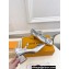Louis Vuitton Heel 5.5cm Shake mary-jane Pumps Python Pattern Silver 2023