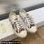 DIOR Walk'n'Dior Low Top Sneakers in White Multicolor Florilegio Embroidered Cotton 2023