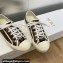 DIOR Walk'n'Dior Low Top Sneakers in Beige and Black Embroidered Cotton with Toile de Jouy Voyage Motif 2023