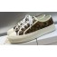 DIOR Walk'n'Dior Low Top Sneakers in Beige and Black Embroidered Cotton with Toile de Jouy Voyage Motif 2023