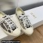 DIOR Walk'n'Dior Low Top Sneakers in White and Black Embroidered Cotton with Toile de Jouy Voyage Motif 2023