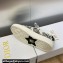 DIOR Walk'n'Dior Low Top Sneakers in White and Black Embroidered Cotton with Toile de Jouy Voyage Motif 2023