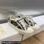 DIOR Walk'n'Dior Low Top Sneakers in White Multicolor Embroidered Cotton with Étoile de Voyage Motif 2023