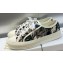 DIOR Walk'n'Dior Low Top Sneakers in White Multicolor Embroidered Cotton with Étoile de Voyage Motif 2023