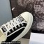 DIOR Walk'n'Dior Platform Low Top Sneakers in Embroidered Cotton Black 2023