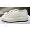 DIOR Walk'n'Dior Platform Low Top Sneakers in Embroidered Cotton White 2023