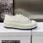 DIOR Walk'n'Dior Platform Low Top Sneakers in Embroidered Cotton White 2023