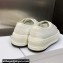 DIOR Walk'n'Dior Platform Low Top Sneakers in Embroidered Cotton White 2023