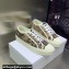 DIOR Walk'n'Dior Low Top Sneakers in Beige Cotton Embroidered 2023