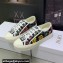 DIOR Walk'n'Dior Low Top Sneakers in Black Multicolor Cotton Embroidered With Petites Fleurs Motif 2023