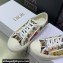DIOR Walk'n'Dior Low Top Sneakers in Beige Multicolor Cotton Embroidered With Petites Fleurs Motif 2023