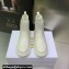 Dior D-Racer Ankle Boots in Calfskin White 2023