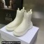 Dior D-Racer Ankle Boots in Calfskin White 2023