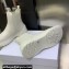 Dior D-Racer Ankle Boots in Calfskin White 2023