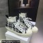 DIOR Walk'n'Dior High Top Sneakers in Black and White Check'n'Dior Technical Mesh 2023