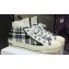 DIOR Walk'n'Dior High Top Sneakers in Black and White Check'n'Dior Technical Mesh 2023