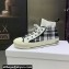 DIOR Walk'n'Dior High Top Sneakers in Black and White Check'n'Dior Technical Mesh 2023
