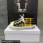 DIOR Walk'n'Dior High Top Sneakers in Black and Yellow Check'n'Dior Technical Mesh 2023