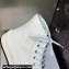 DIOR Walk'n'Dior Platform High Top Sneakers in Embroidered Cotton White 2023