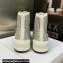 DIOR Walk'n'Dior Platform High Top Sneakers in Gray Oblique Embroidered Cotton 2023