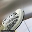 DIOR Walk'n'Dior Platform Low Top Sneakers in White and Black Embroidered Cotton with Toile de Jouy Voyage Motif 2023