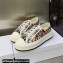 DIOR Walk'n'Dior Platform Low Top Sneakers in jardin botanique Embroidery 2023