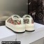 DIOR Walk'n'Dior Platform Low Top Sneakers in jardin botanique Embroidery 2023
