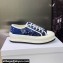 DIOR Walk'n'Dior Platform Low Top Sneakers in Denim Embroidery 2023