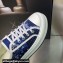 DIOR Walk'n'Dior Platform Low Top Sneakers in Denim Embroidery 2023