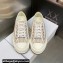 DIOR Walk'n'Dior Platform Low Top Sneakers in Gold Oblique Embroidered Cotton 2023