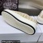 DIOR Walk'n'Dior Platform Low Top Sneakers in Gold Oblique Embroidered Cotton 2023
