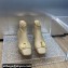 Dior Heel 4.5cm C'est Ankle Boots in Calfskin Beige 2023