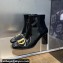 Dior Heel 8.5cm C'est Ankle Boots in Calfskin Patent Black 2023