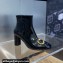 Dior Heel 8.5cm C'est Ankle Boots in Calfskin Patent Black 2023