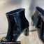 Dior Heel 8.5cm C'est Ankle Boots in Calfskin Patent Black 2023