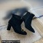 Dior Heel 8.5cm C'est Ankle Boots in Calfskin Suede Black 2023