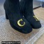 Dior Heel 8.5cm C'est Ankle Boots in Calfskin Suede Black 2023