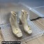 Dior Heel 8.5cm C'est Ankle Boots in Calfskin Patent Beige 2023