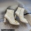 Dior Heel 8.5cm C'est Ankle Boots in Calfskin Patent Beige 2023