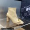 Dior Heel 8.5cm C'est Ankle Boots in Calfskin Patent Beige 2023