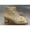 Dior Heel 4.5cm C'est Ankle Boots in Calfskin Patent Beige 2023